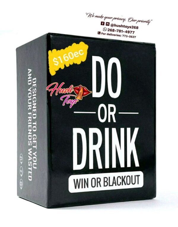 Do or Drink - Party Card Game - for College, Camping, 21st Birthday, Parties - Funny for Men & Women