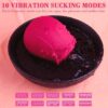 Rose Vibrator G-spot Dildo Vibe Sucker Sex-toys Women (Red) - Image 3