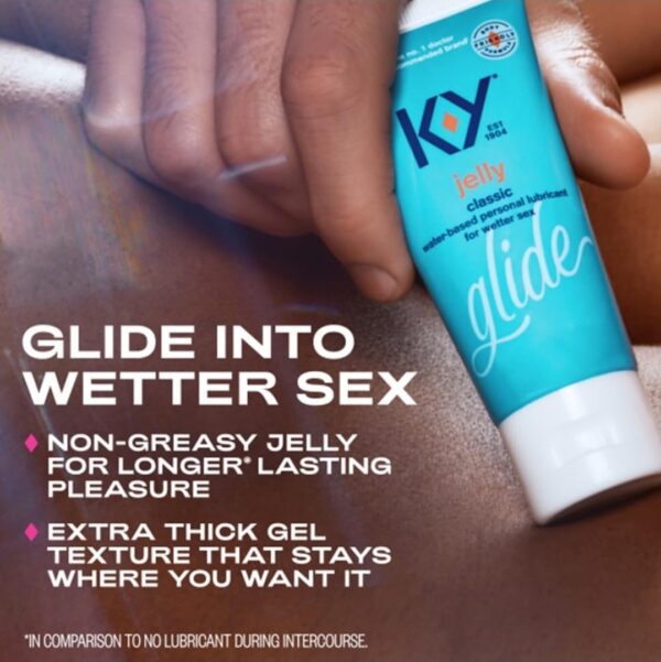 K-Y Jelly Classic Water-Based Body Friendly Formula 4 Fl Oz - Image 6