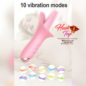 Tongue 2 in 1 G Spot Clitroal Vibrator With Removable Bullet